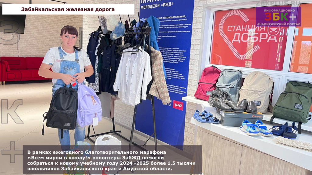 Волонтеры ЗабЖД школьникам 2024 2