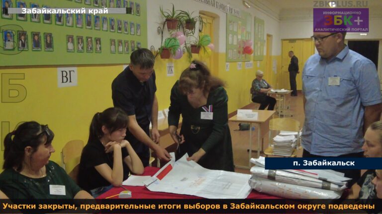 Забайкальск предварительные итоги выборов