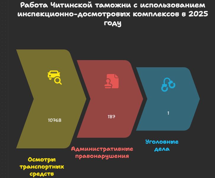 Использование ИДК Читинской таможней