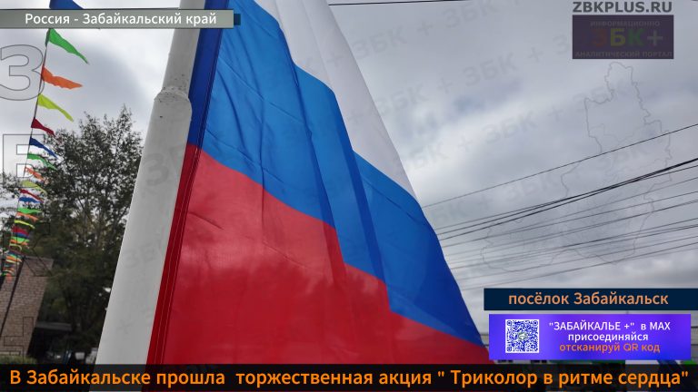 Забайкальск День флага 1